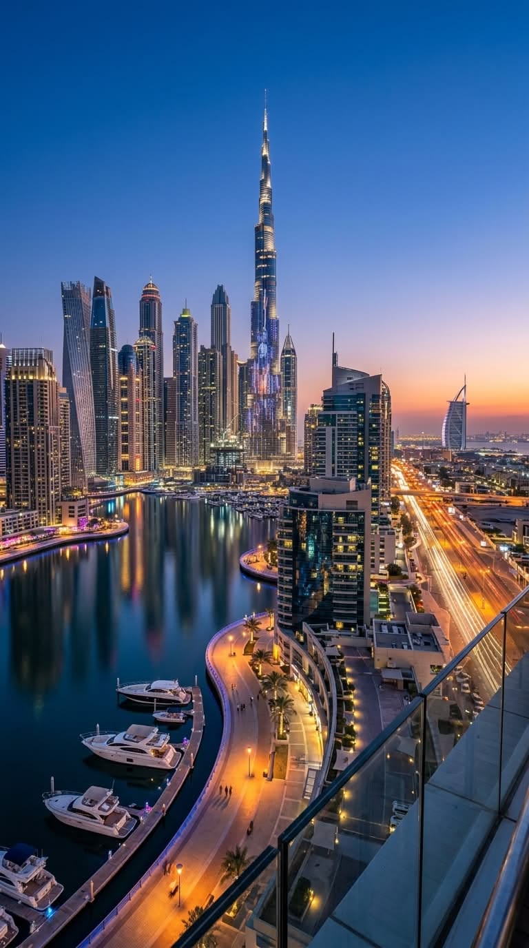 Dubai City Skyline