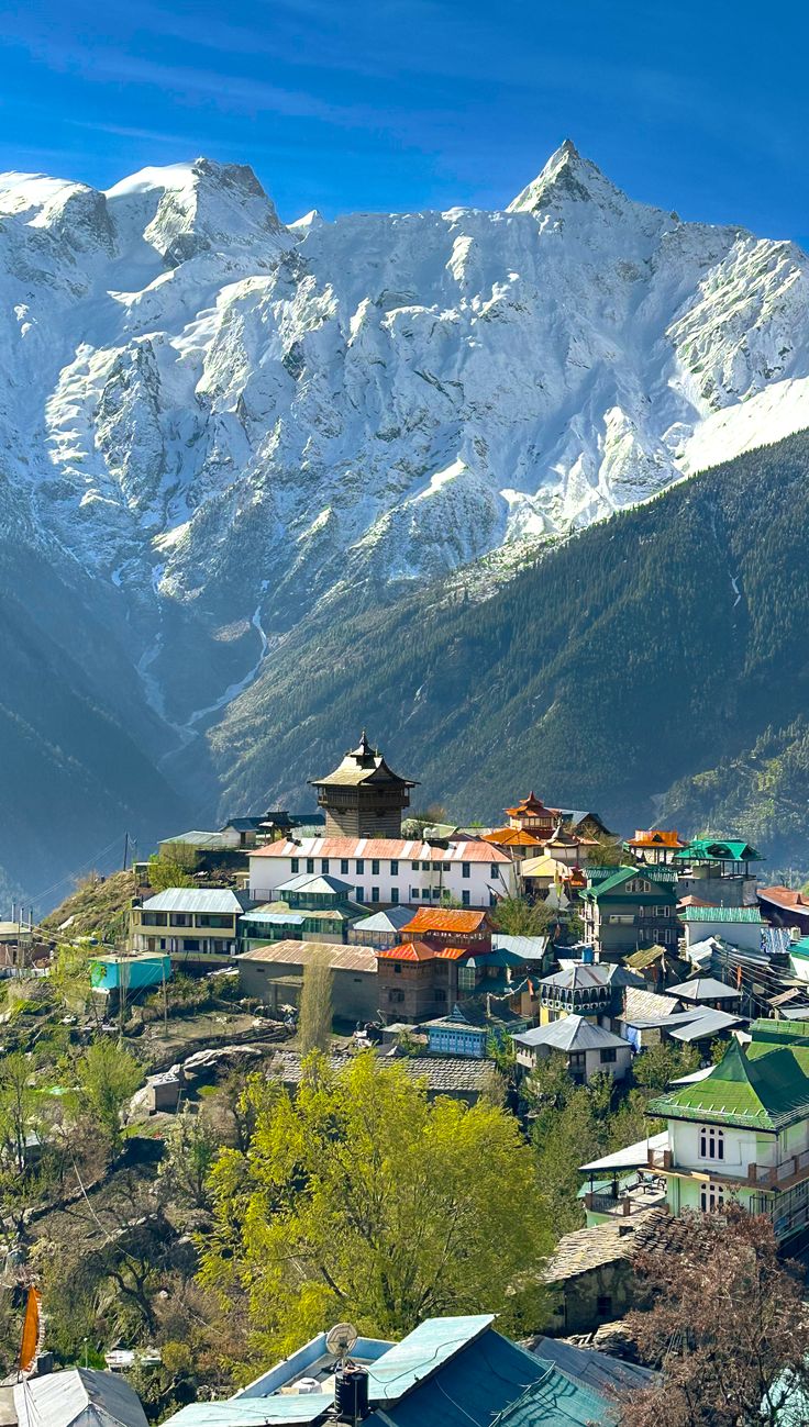 Scenic view of Sikkim Himalayas and Monastery